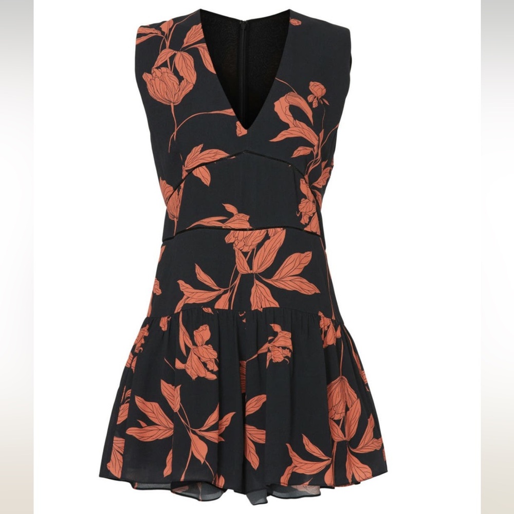 Thakoon Floral Ruffle Romper - Picture 3 of 5